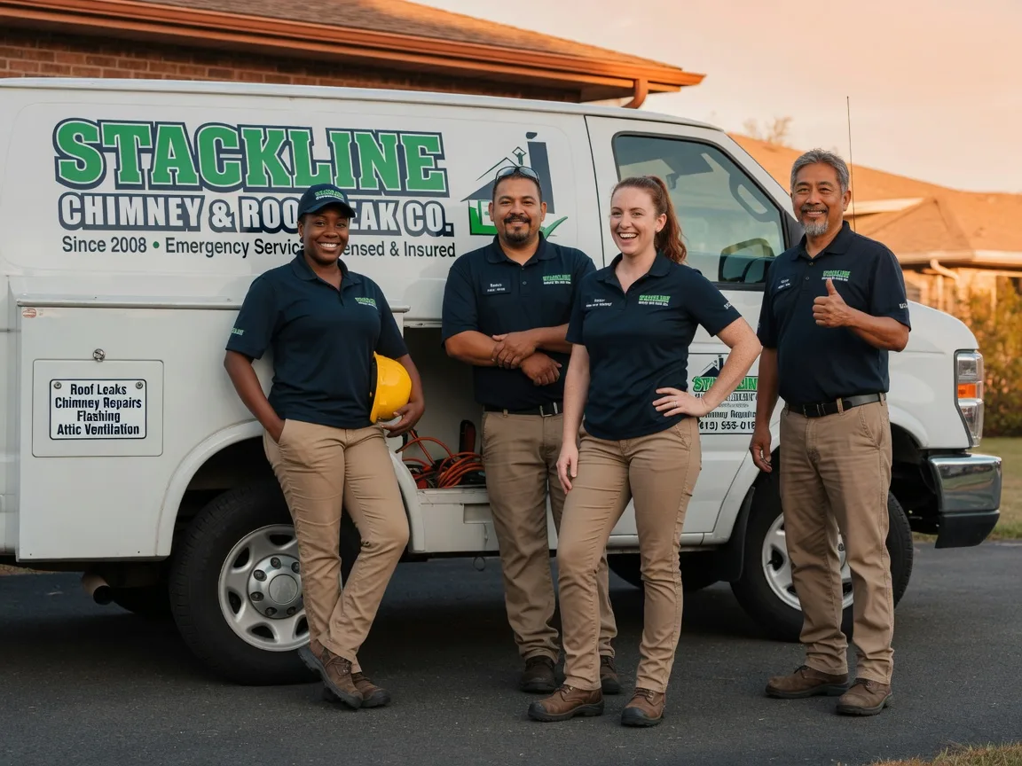 Chimney flashing repair company in Trinidad, TX